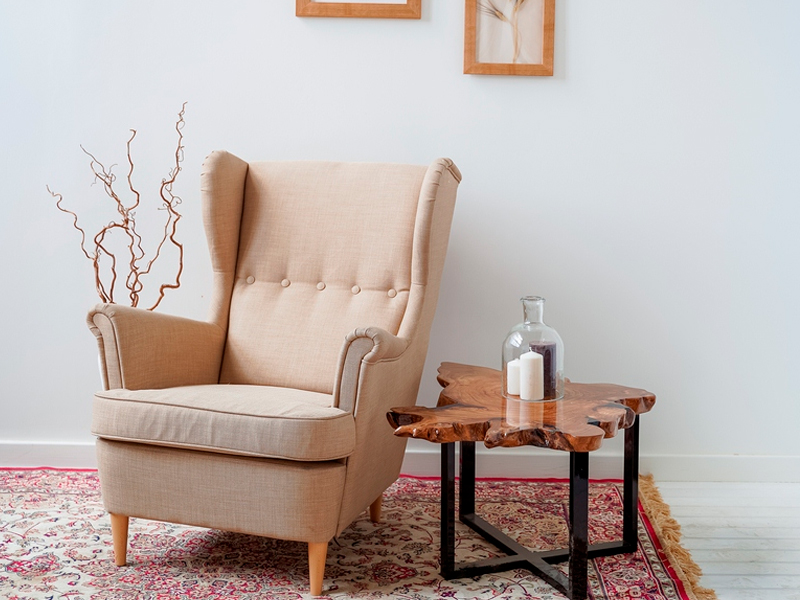 Кресло Страндмон бежевое