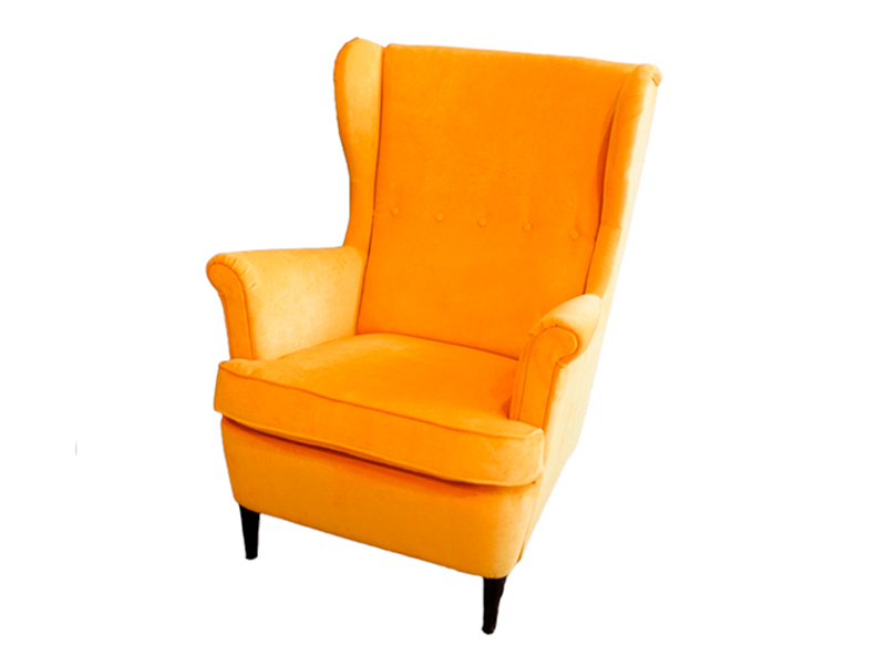 Кресло Страндмон жёлтое