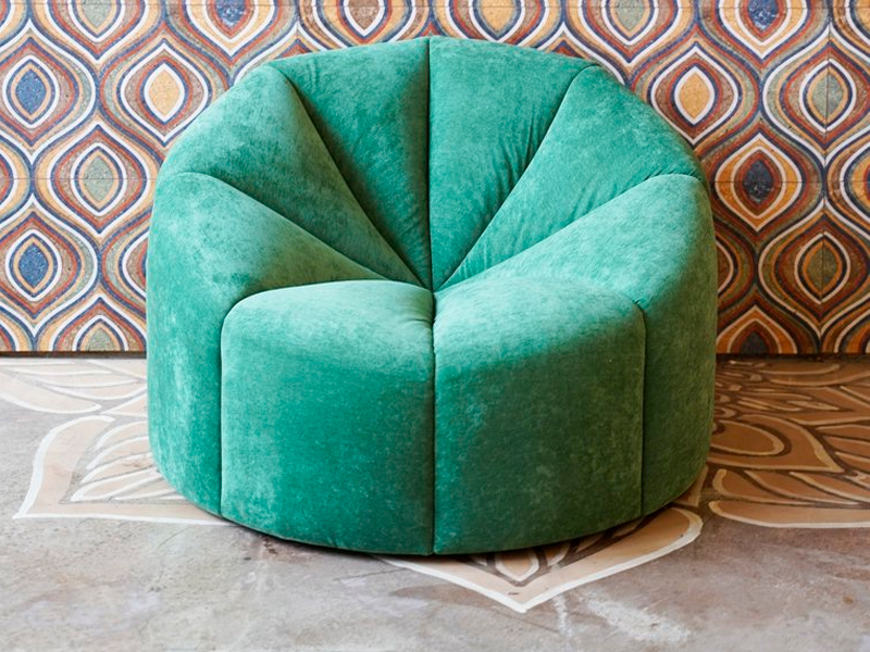 Кресло Velvet Green Pouf