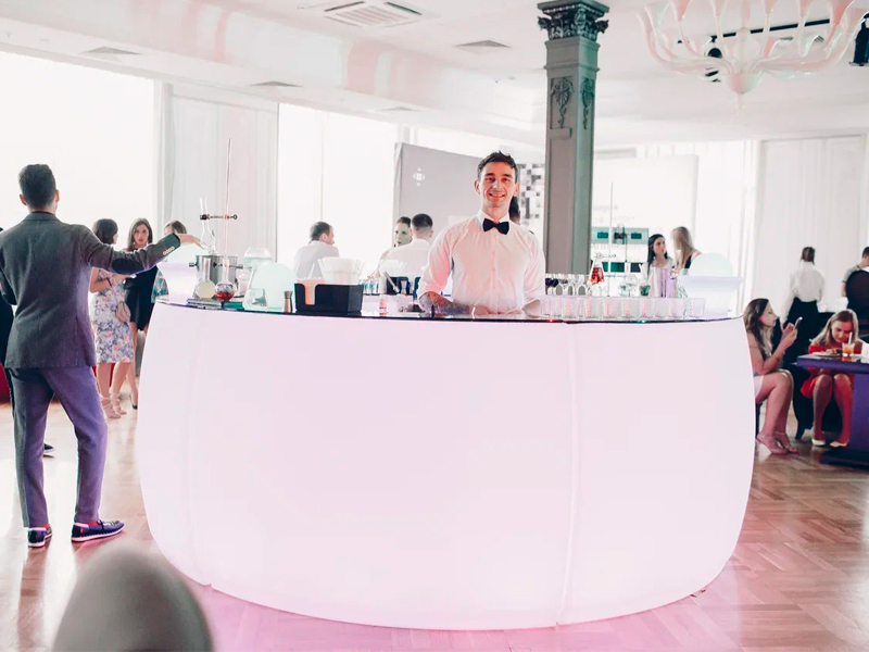 Круглая барная стойка