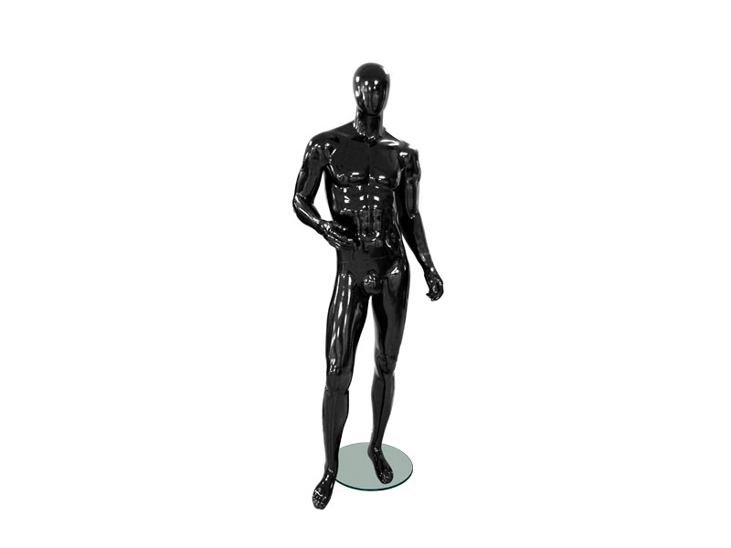 Манекен мужской черный
