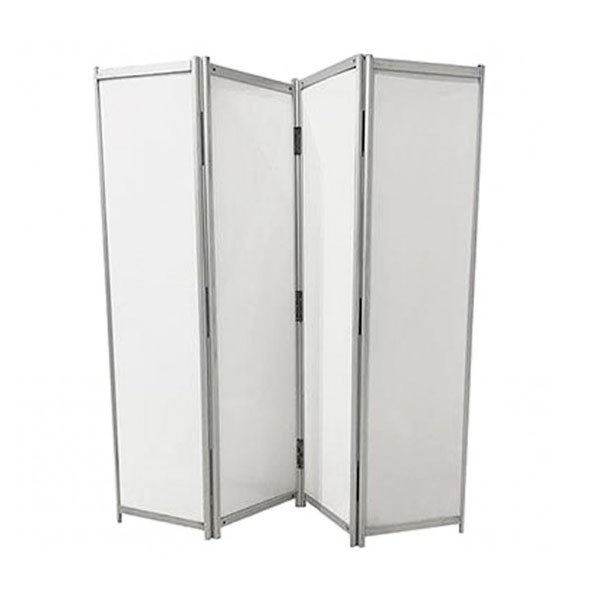 Металлическая ширма белая