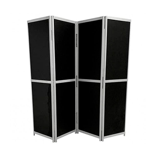 Металлическая ширма чёрная