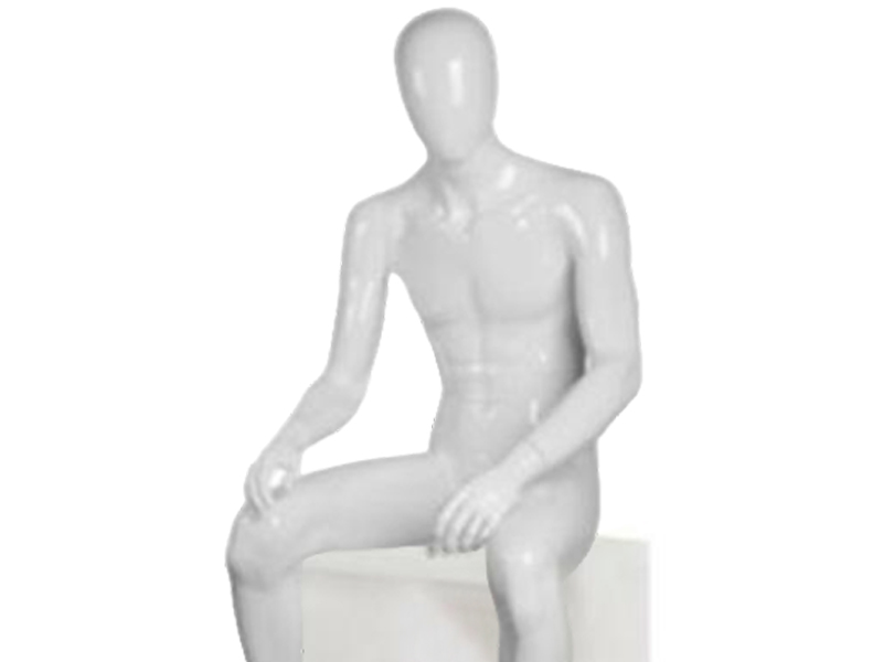 Мужской абстрактный сидячий манекен