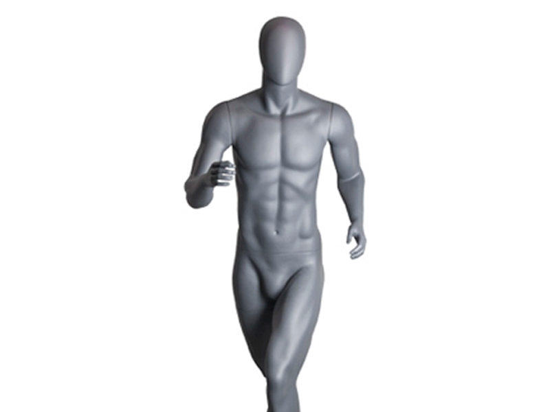 Мужской спортивный манекен бегущий