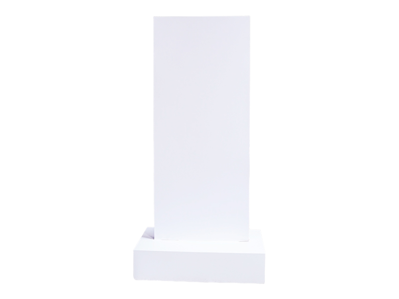 Напольный указатель белый