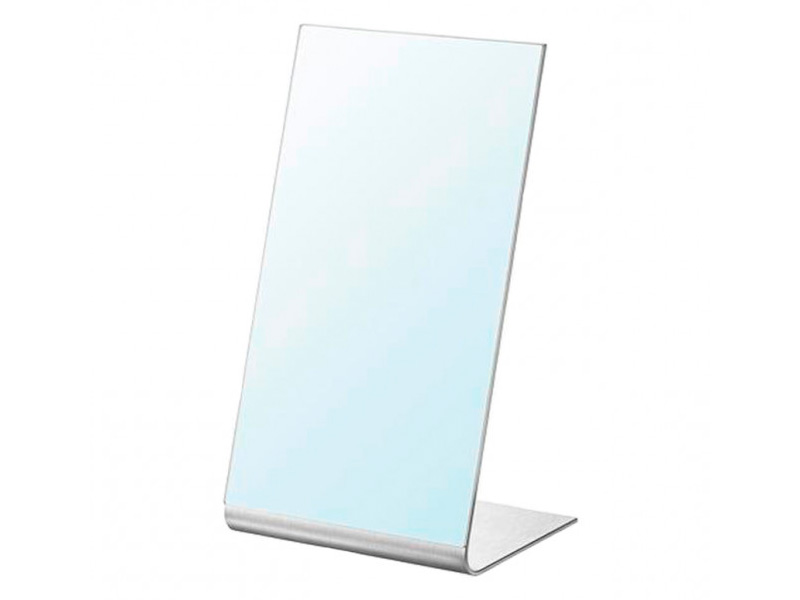 Настольное белое зеркало Тиснение