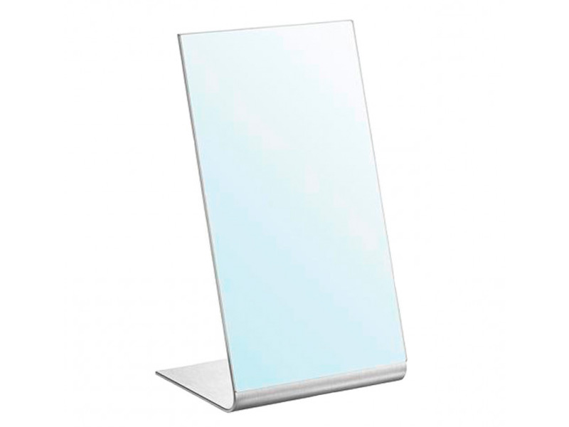 Настольное белое зеркало Тиснение