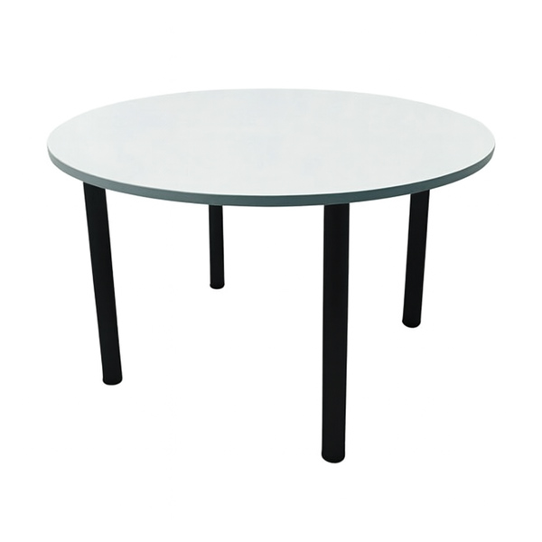 Офисный круглый белый стол