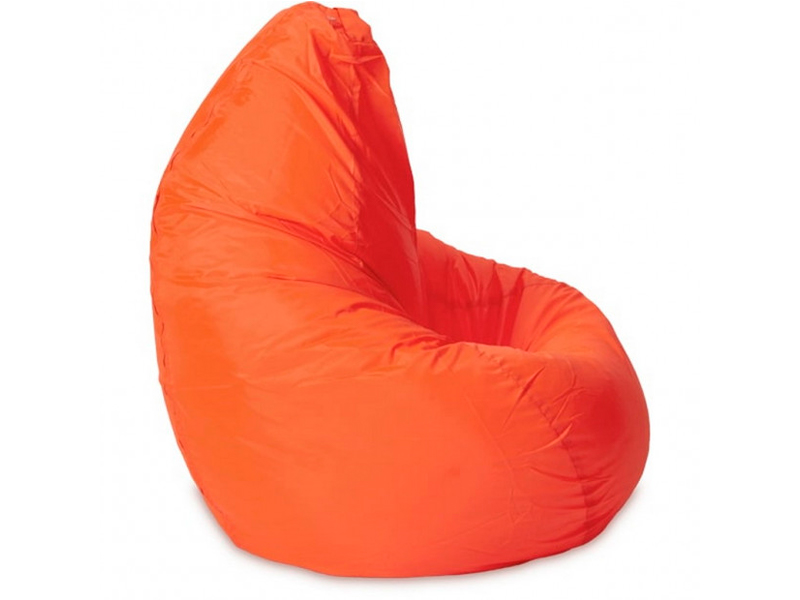 Оранжевый пуфик