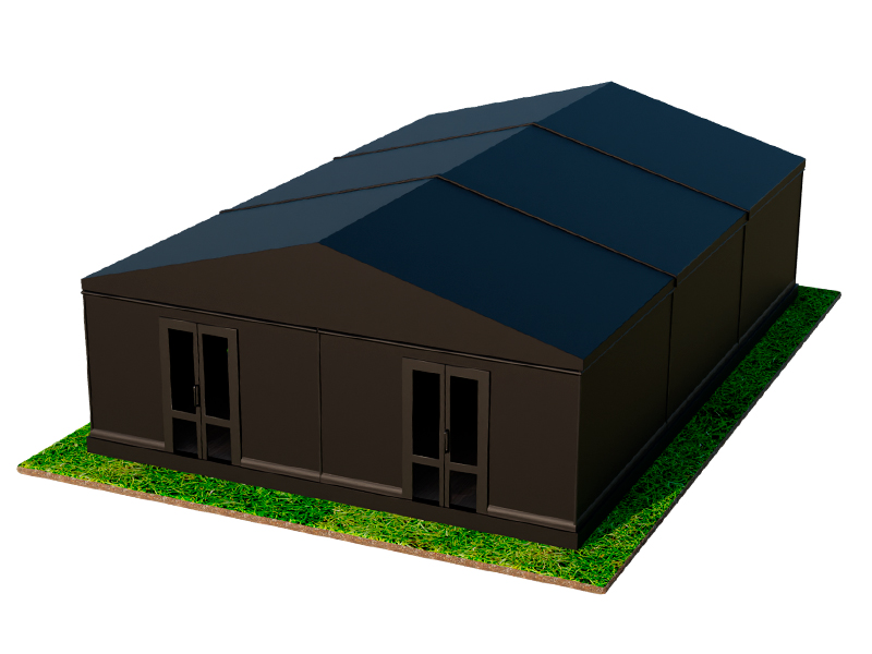 Павильон чёрный 10x15 мягкие стенки