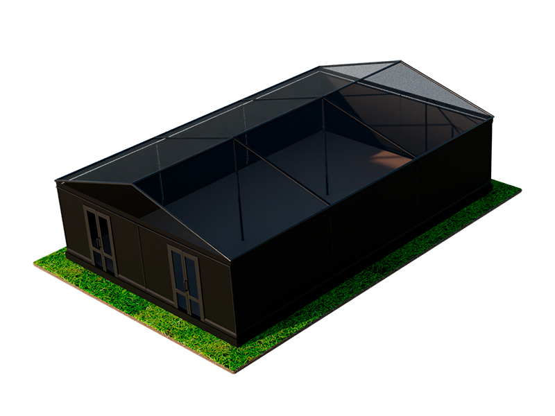 Павильон чёрный 10x15 мягкие стенки