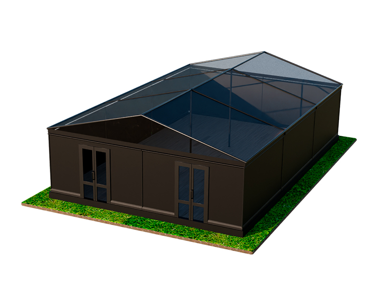 Павильон чёрный 10x15 мягкие стенки