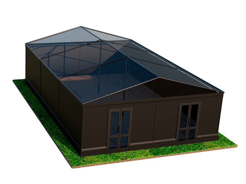 Павильон чёрный 10x15 мягкие стенки