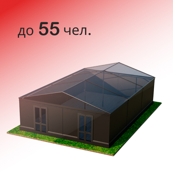 Павильон чёрный 10x15 мягкие стенки