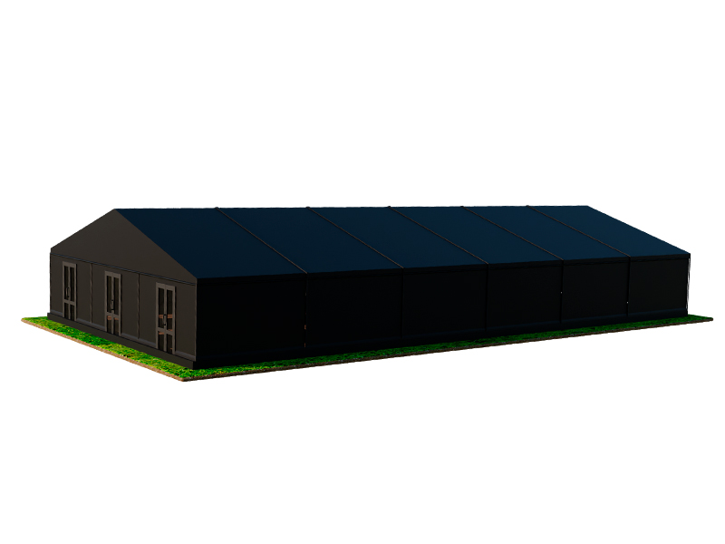 Павильон чёрный 15x30 мягкие стенки