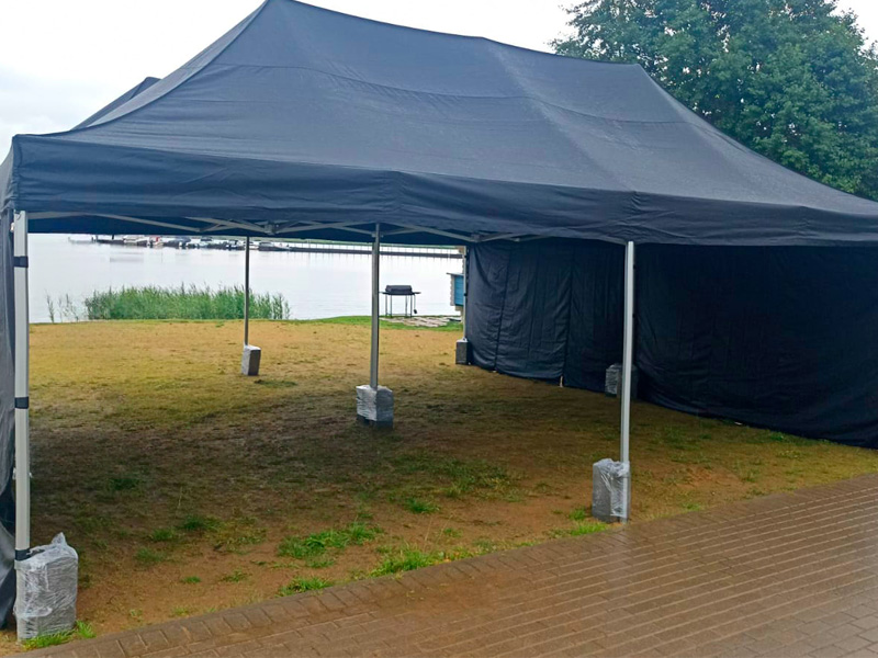 Пагода Чёрная 5x10 мягкие стенки