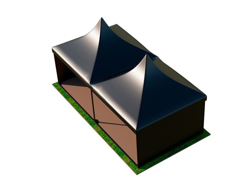 Пагода Чёрная 5x10 мягкие стенки