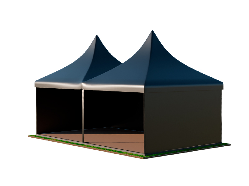 Пагода Чёрная 5x10 мягкие стенки