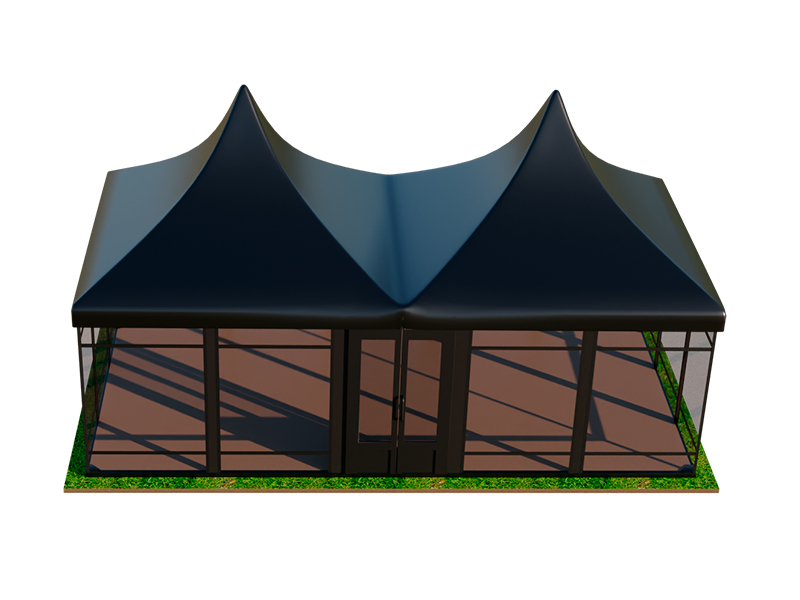 Пагода Чёрная 5x10 остеклённая