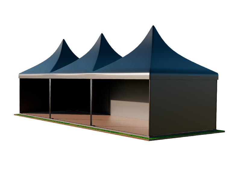 Пагода Чёрная 5x15 мягкие стенки