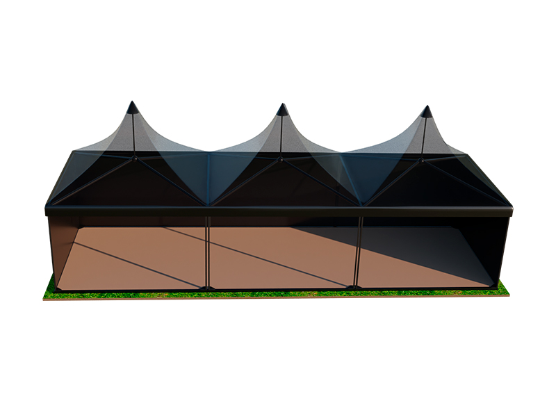 Пагода Чёрная 5x15 мягкие стенки