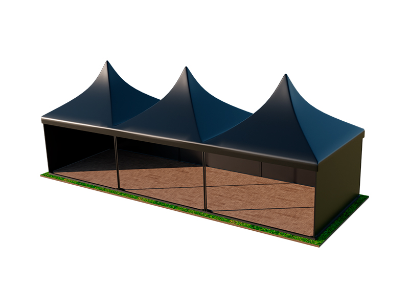 Пагода Чёрная 5x15 мягкие стенки