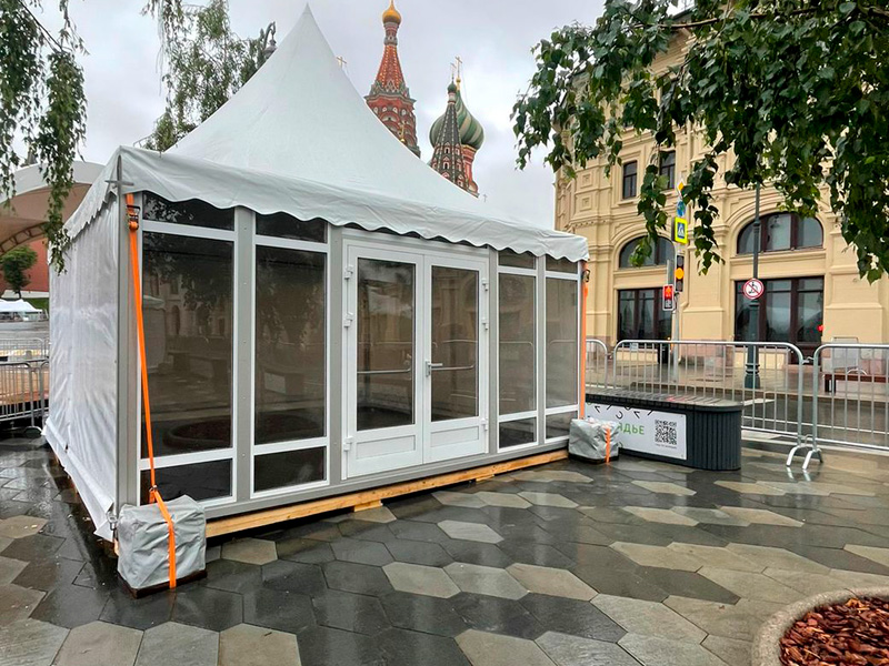 Пагода Лондон 5x5 остеклённая