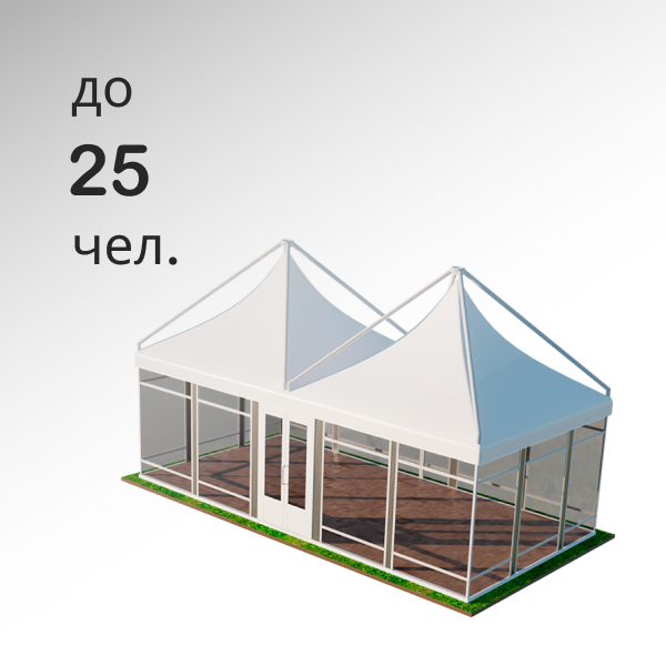Пагода Лондон 5x10 остеклённая