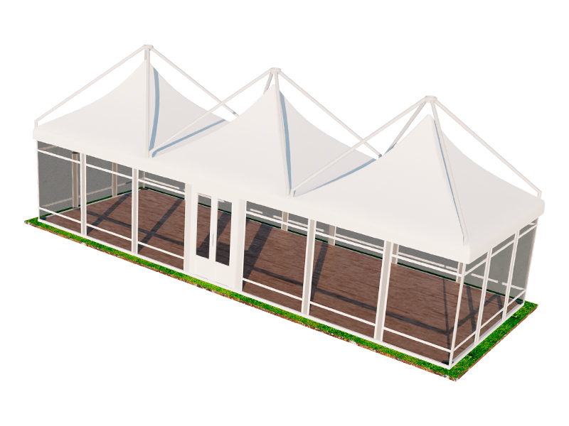 Пагода Лондон 5x15 остеклённая