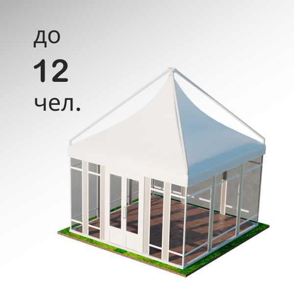 Пагода Лондон 5x5 остеклённая