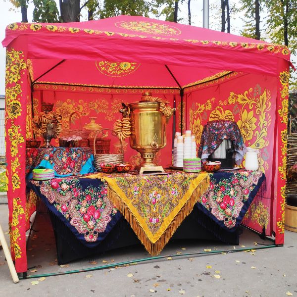 Палатка Хохлома