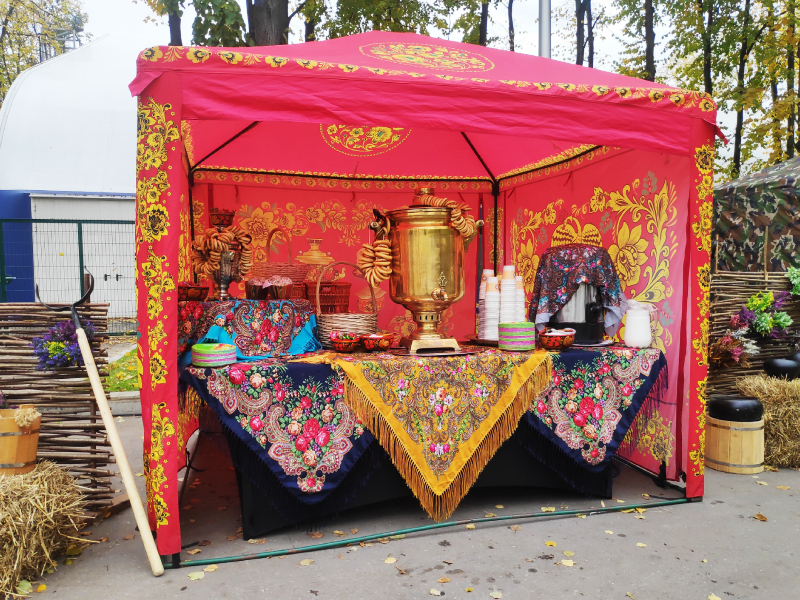 Палатка Хохлома