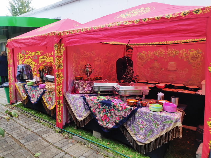 Палатка Хохлома