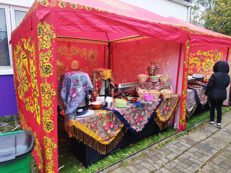 Палатка Хохлома