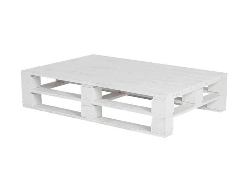 Паллетный стол белый