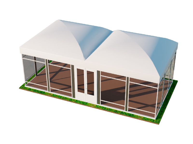 Павильон выставочный 5x10 остеклённый