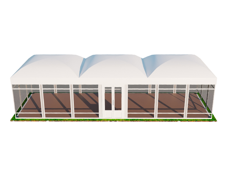 Павильон выставочный 5x15 остеклённый