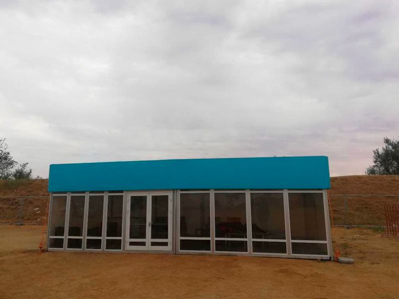 Павильон выставочный 5x15 остеклённый