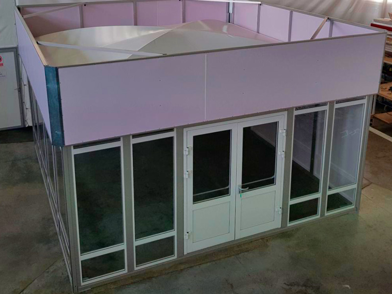 Павильон выставочный 5x5 остеклённый