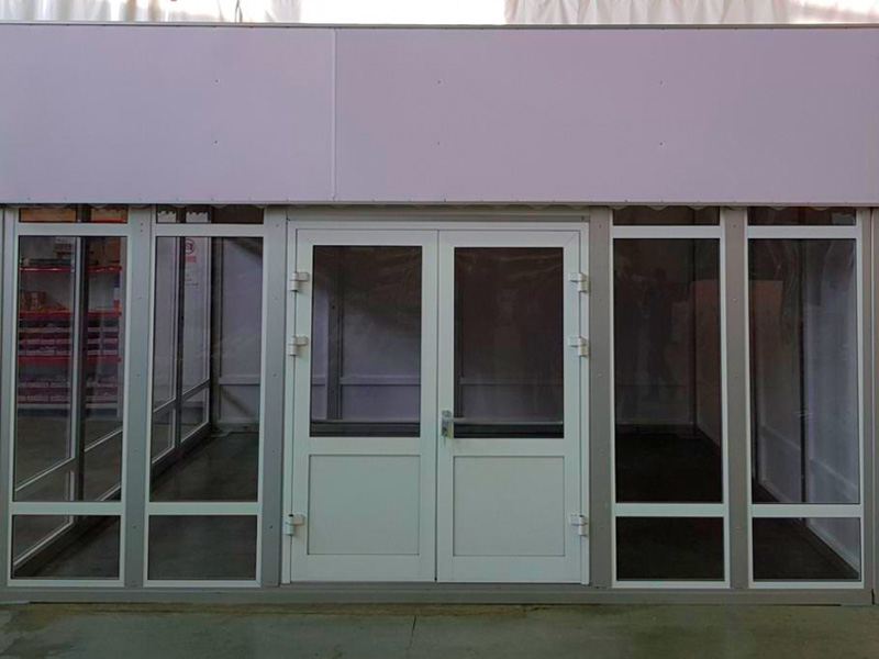 Павильон выставочный 5x5 остеклённый