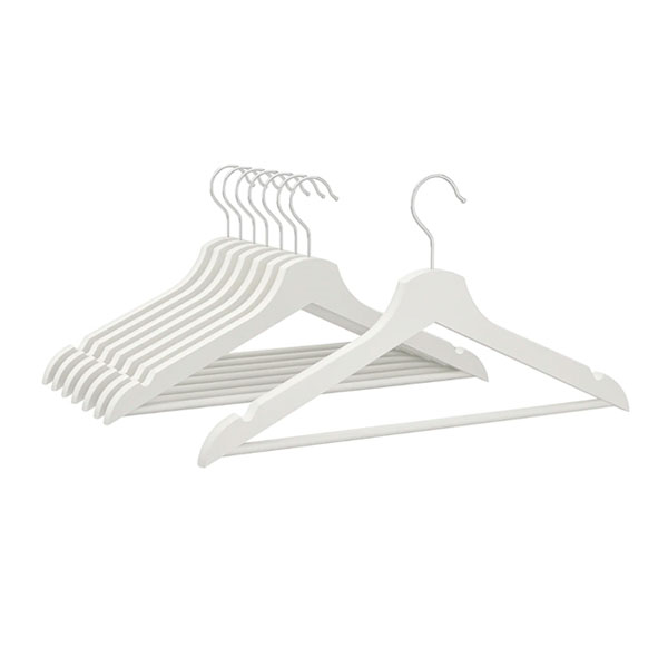 Плечики для верхней одежды белые