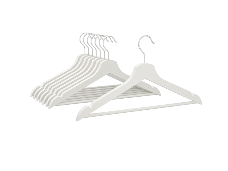 Плечики для верхней одежды белые