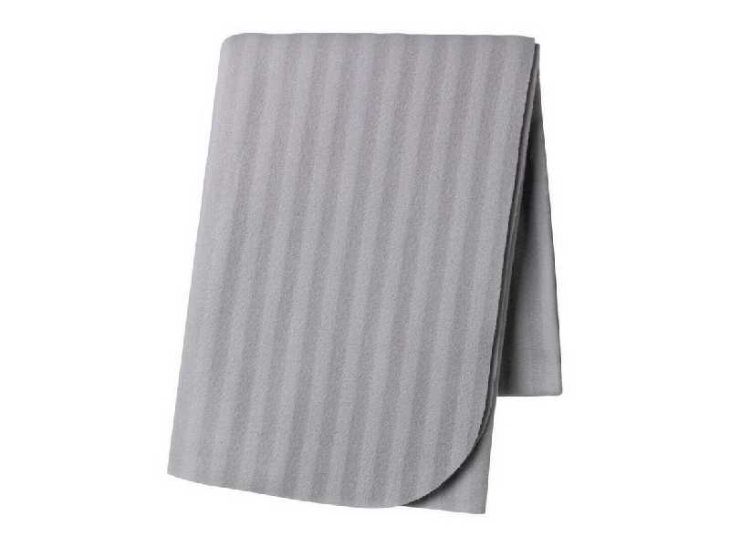 Флисовый плед в полоску