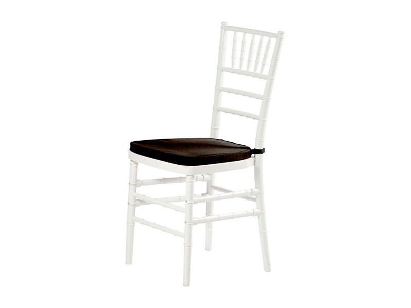 Подушка на стул черная