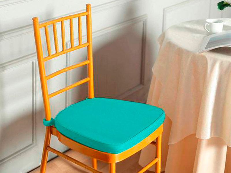 Подушка на стул морская волна