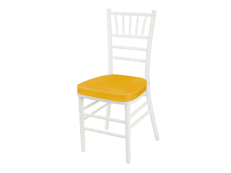 Подушка на стул золотая