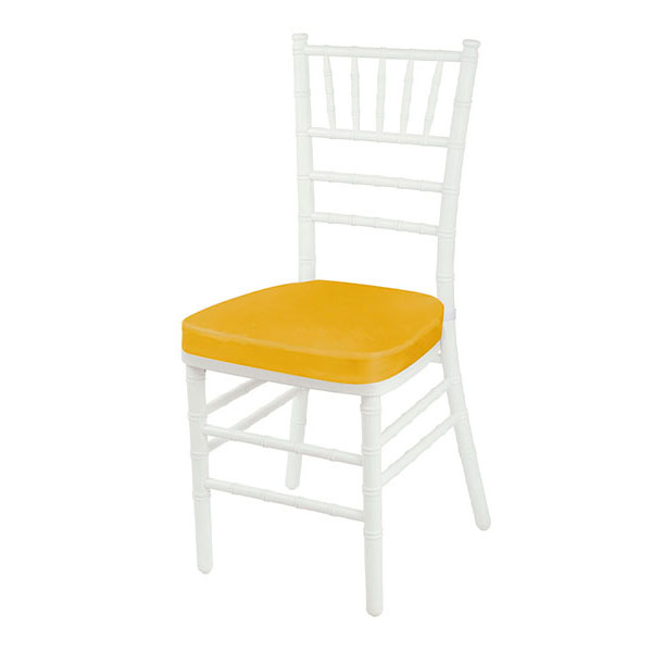 Подушка на стул золотая