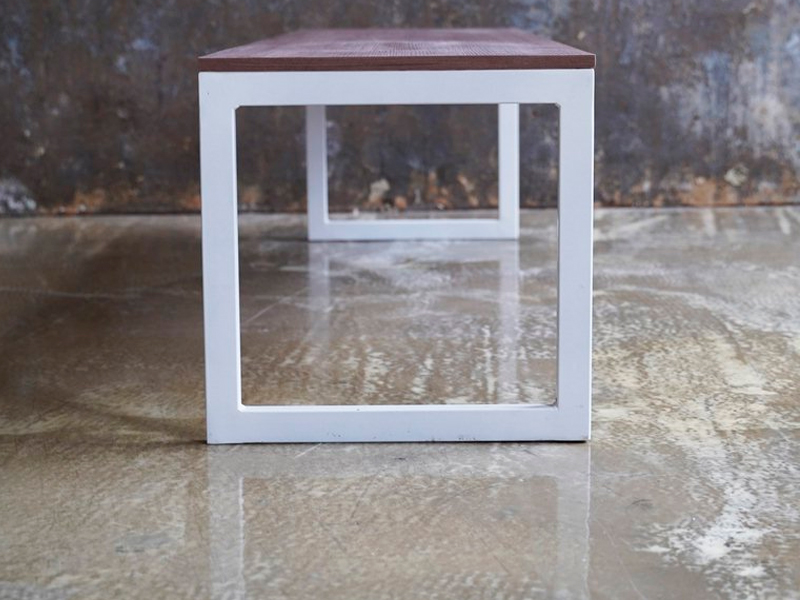 Прямоугольная скамейка Светлое дерево