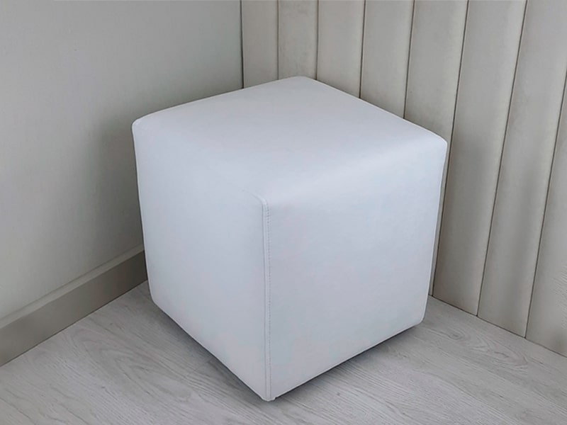 Пуф Геометрия белый